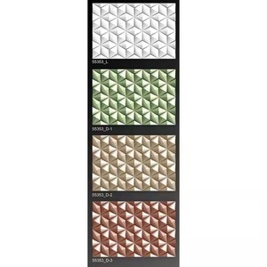 Azulejos de baño de ducha modernos de 30x45cm, azulejos decorativos de cerámica con diseño de flores 3D de 300x450mm, azulejos interiores de suelo y pared de 12x18 - Product Image 3