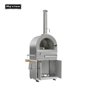 <span class=keywords><strong>Four</strong></span> à pizza durable en acier inoxydable, au <span class=keywords><strong>bois</strong></span> et au gaz, avec armoire inférieure - Product Image 6