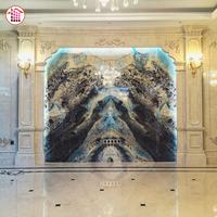 Villa de luxe, décoration de maison en pierre de marbre, carreaux de sol en marbre crème, marbre beige, personnalisation par jet d'eau, prix d'usine en Chine