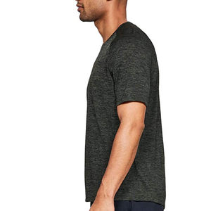 Camiseta lisa con cuello redondo para hombre, suave 100% algodón, cómoda y versátil para ropa informal, diseños personalizados disponibles a granel - Product Image 3