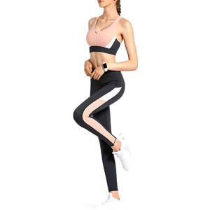 Sujetador de Yoga con espalda cruzada XL para mujer, ropa deportiva con logotipo de LICRA acanalado, Top de secado rápido y transpirable para correr al aire libre, gimnasio y equipo de entrenamiento - Product Image 5