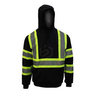 Vêtements de travail Sweat à capuche de sécurité en nylon et polyester Sweat à capuche de sécurité sur mesure Sweat à capuche de sécurité haute visibilité le plus vendu - Product Image 1