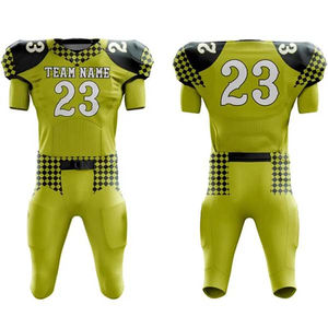 Nouveaux uniformes de football américain de qualité supérieure Conceptions personnalisées Impression par sublimation Uniformes de football américain respirants - Product Image 1