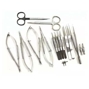 Instruments chirurgicaux ORL microchirurgicaux pour chirurgie de la main, ensemble de 17 pièces en acier inoxydable, électrique, haute qualité, certifié CE, ensemble de base - Product Image 6