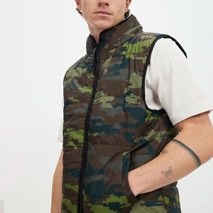 Recién llegado, chaleco acolchado de Color sólido para hombre, chaleco acolchado de alta calidad para hombre, chaleco acolchado bajo MOQ para hombre - Product Image 4