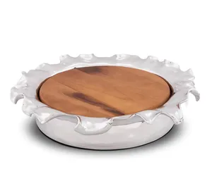 Best Quality Dessert <b>Stand</b> Restaurant and Hotel Ware Gold Plated Metal Aluminium <b>Cake</b> <b>Stand</b> <b>3</b> <b>Tier</b> at Best Price - Product Image 4