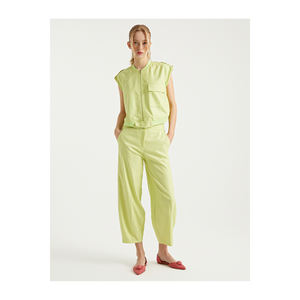 BGN Women's Baggy <b>Trousers</b> in <b>Viscose</b> Blend Comfortable with Stylish Design Model S23P090 - Product Image 2