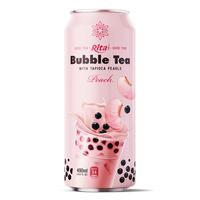 Rita - Bebida de Té con Leche y Burbujas Original en Lata de 490 ml, con Perlas de Konjac y Tapioca Boba, Venta al por Mayor, Marca Privada, Suministro OEM ODM