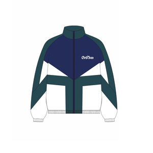 Chaqueta informal con cremallera suelta para primavera y otoño Unisex, nueva chaqueta cortavientos de lona de Hip Hop personalizada, diseño de retazos con cuello levantado para parejas - Product Image 1