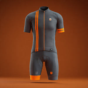 Conjunto de Jersey y Pantalones Cortos de Ciclismo para Hombre, Conjuntos de Jersey de Ciclismo de Manga Corta, Trajes de Ropa de Ciclismo - Product Image 4
