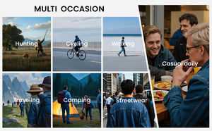 Veste en jean de haute qualité, respirante et à séchage rapide pour hommes Fabricant de vêtements pour hommes Veste en jean à vendre par Fitness Drills - Product Image 4