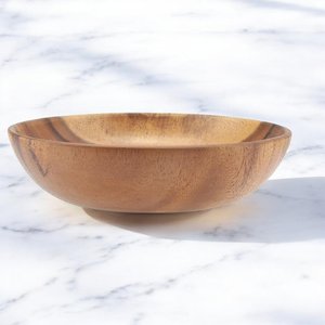 Ensaladera Artesanal Ecológica de Madera de Acacia, Estilo Japandi, Apta para Lavavajillas, para Servir Ensaladas, Sopas y Frutas - Product Image 4