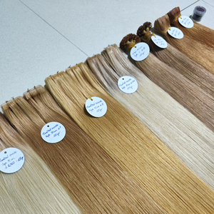 Más vendidos de alta calidad 100% virgen vietnamita recto cutícula completa onda profunda Yaki cinta Invisible extensiones de cabello humano Doble - Product Image 1