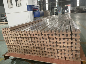 Giá tốt nhất 6010P Trắng primed Poplar gỗ tay đường sắt với fillet cầu thang bộ phận đồ nội thất lan can bài trang trí cầu thang - Product Image 4