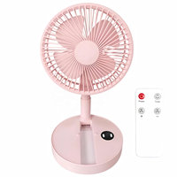 Ventilateur pliable intelligent avec fonction de minuterie, 7200 mAh, ventilateur portable, refroidisseur d'air, ventilateur pliable, rechargeable par USB