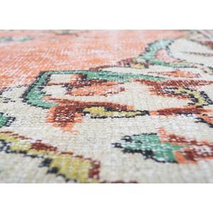 Tapis en laine noué à la main de grande taille, motif médaillon rouge et orange, pour salon, couloir rectangulaire - Pae-2739 - Product Image 3