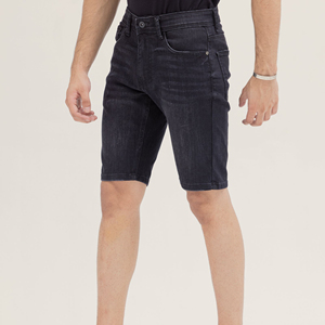 2026 Latest Selling <b>Men</b> High Street Mid Waist <b>Slim</b> <b>Fit</b> Quick Dry Casual Denim <b>Shorts</b> - Product Image 6