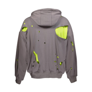 เสื้อมีฮู้ดสองชั้นสำหรับผู้ชายผ้าปะติดพลอยเทียมลดเลือนแสงแดดออกแบบได้ตามที่ต้องการ - Product Image 2