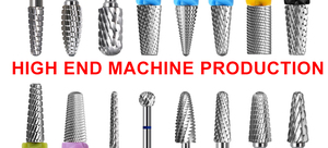 Toptan tırnak aracı tedarikçisi özel Logo konik tırnak karbür Bur <span class=keywords><strong>2</strong></span> yollu elektrik manikür seti pedikür tırnak matkap uçları Tungsten - Product Image 2