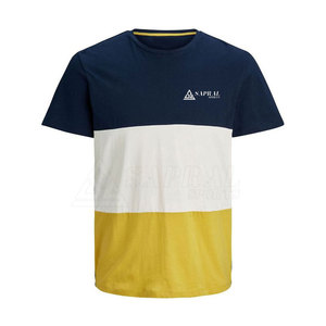 เสื้อยืดผู้ชายสั่งทำพิเศษ ผ้าฝ้าย 100% เป็นมิตรกับสิ่งแวดล้อม ระบายอากาศได้ดี แห้งเร็ว สกรีนโลโก้ได้ คุณภาพดีที่สุด สีพื้น ขนาดสั่งทำได้ แขนสั้น - Product Image 1