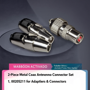 Ensemble de connecteurs d'antenne coaxiale 2 pièces en métal 00205211 - Product Image 3
