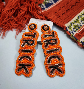 Trick Fashion Boucles d'oreilles pendantes de fête classiques Bijoux de perles de rocaille brodés à la main perlés - Product Image 3