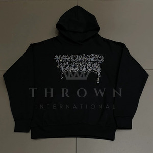 OEM Hot Sell 100% Cotton High Quality Winter Fleece Heavyweight Oversized Drop Shoulder Pullover Hoodie for Men - Product Image 3