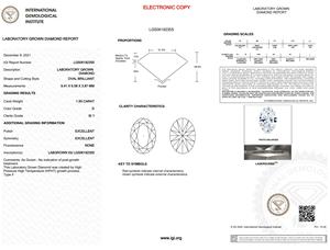เพชรสังเคราะห์ทรงรีตัดเพชร HPHT CVD ห้องปฏิบัติการเพชรที่ปลูกด้วยเพชรหลวมจากผู้ผลิตอินเดียลดราคาสำหรับการทำเครื่องประดับ - Product Image 3