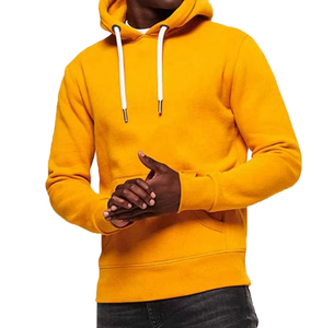 2025 unisexe Offre Spéciale lâche polaire sweats à capuche Logo personnalisé Boxy à capuche 100 coton doublé hiver solide motif teint uni - Product Image 3