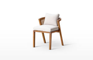 Midcentury restaurant <b>chairs</b> <b>chairs</b> from teak with <b>rattan</b> including <b>cushions</b> - Product Image 5