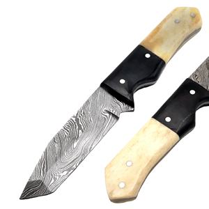 Couteau Skinner en acier au carbone fait à la main avec manche en bois OEM pris en charge pour la chasse Camping Randonnée - Product Image 1