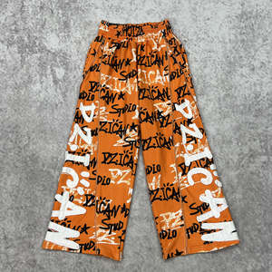 กางเกงฮิปฮอปสตรีทแวร์ไซส์ใหญ่ กันน้ำ สำหรับฤดูหนาว แต่งลายปักแบบแพทช์เวิร์ค ซิปหน้า ทรงขาบานหลวม ผู้ชาย ทรงตรง โอเวอร์ไซส์ - Product Image 1