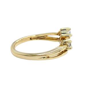 สินค้าใหม่อินเทรนด์ขัดเงาสูงแหวนแฟนซีด้วยเซอร์โคเนีย 925 แหวนเงินทอง vermil - Product Image 5