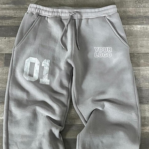 Pantalones Deportivos de Felpa de Algodón Grueso de 400 Gsm con Logotipo Personalizado al por Mayor, Pantalones Deportivos Holgados para Hombre, Pantalones Deportivos para Hombre, Pantalones para Hombre - Product Image 5