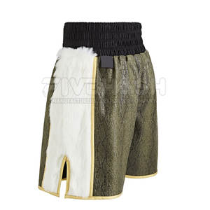 Shorts de Boxeo Elásticos Lisos al Por Mayor de Fábrica, Shorts de Boxeo de Buena Calidad a Precio de Mayoreo - Product Image 6