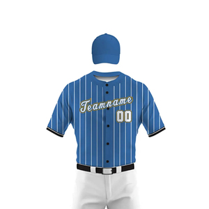 Uniformes de Béisbol de Poliéster de Secado Rápido que Absorben la Humedad, Estilo Nuevo Personalizado, Tallas Grandes, Conjuntos Transpirables y Cómodos - Product Image 5