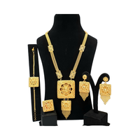Ensembles de bijoux en strass vintage plaqué or 24 carats personnalisés pour les mariages, les fêtes et les cadeaux