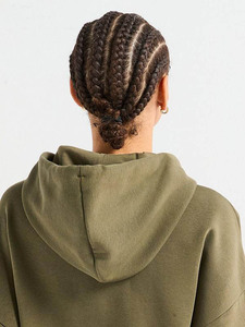 Nuevo diseño personalizado verde esencial para mujer, Sudadera con capucha cómoda, sudaderas con capucha en blanco antiarrugas y transpirables más vendidas para mujer - Product Image 3