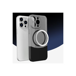 Coque de protection double en silicone liquide bleu marine compatible MagSafe pour iPhone 15 Pro Max - Product Image 4