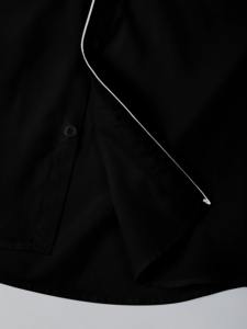 เสื้อโปโลสำหรับตีกอล์ฟของผู้ชายผ้าคอตตอนแบบ100% ออกแบบได้ตามที่ต้องการปกตั้งทำจากผ้าฝ้ายเนื้อนุ่มและแขนสั้นดีไซน์ย้อมสี - Product Image 5