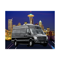Bus Mercedes Sprinter disponible avec sièges de luxe et système de divertissement