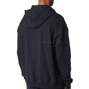 Sweats à capuche à épaules tombantes en coton design personnalisé Sweats à capuche à épaules tombantes de qualité supérieure de base - Product Image 4