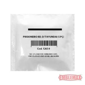 Emblemax 1264 0 Hyun SteelBoulon de goujon de roue avant et arrière, lot de 5 pièces État neuf - Product Image 3