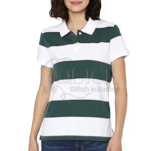 Online Best Sale Breathable Solid Casual Knitted <b>Women's</b> for <b>Shirts</b> Custom Logo Printed Polyester/Cotton - Product Image 1