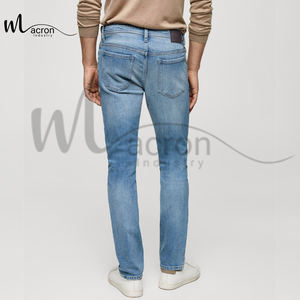 Nuevo Estilo, Mejor Proveedor para Uso Diario, Precio al por Mayor, Jeans Rectos y Ajustados Transpirables para Hombre, Cintura Media, Hechos a Medida - Product Image 2