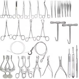Juego de instrumentos de craneotomía para tumores cerebrales craneales, kit manual de acero inoxidable para artroscopio ortopédico básico aprobado por la CE - Product Image 1