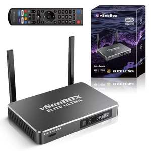 v See <b>Box</b> E-lite Ultra <b>Android</b> 14 Smart <b>TV</b> <b>Box</b> (HOT) | 8K HDR Ultra HD | 4GB+128GB |Ultra-Fast Streaming | No Monthly Fee - Product Image 2