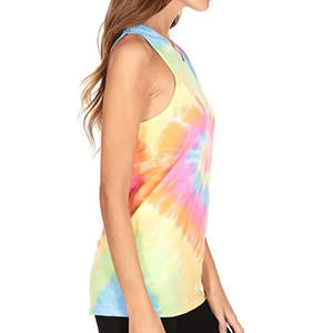 Camiseta sin mangas de algodón transpirable con estampado personalizado para mujer, novedad de verano, camiseta sin mangas con logotipo personalizado, servicios OEM - Product Image 5