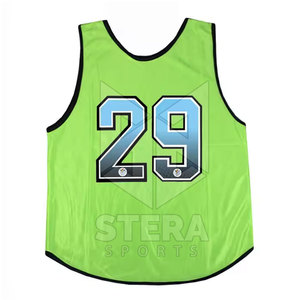 Custom High Quality Breathable Soccer <b>Training</b> Vest Football Pinnies Cheap Mesh Soccer Vest <b>Bibs</b> STERA SPORTS 100% Polyester - Product Image 1