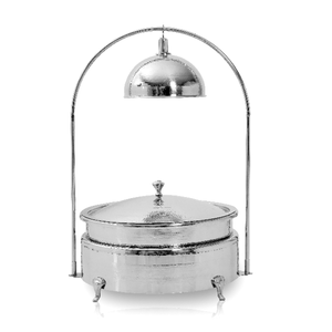 Calentadores de alimentos usados de alta calidad Hotel Wedding Roll Top Chafing Platos Chafer de inducción hidráulica de acero inoxidable para buffet - Product Image 2